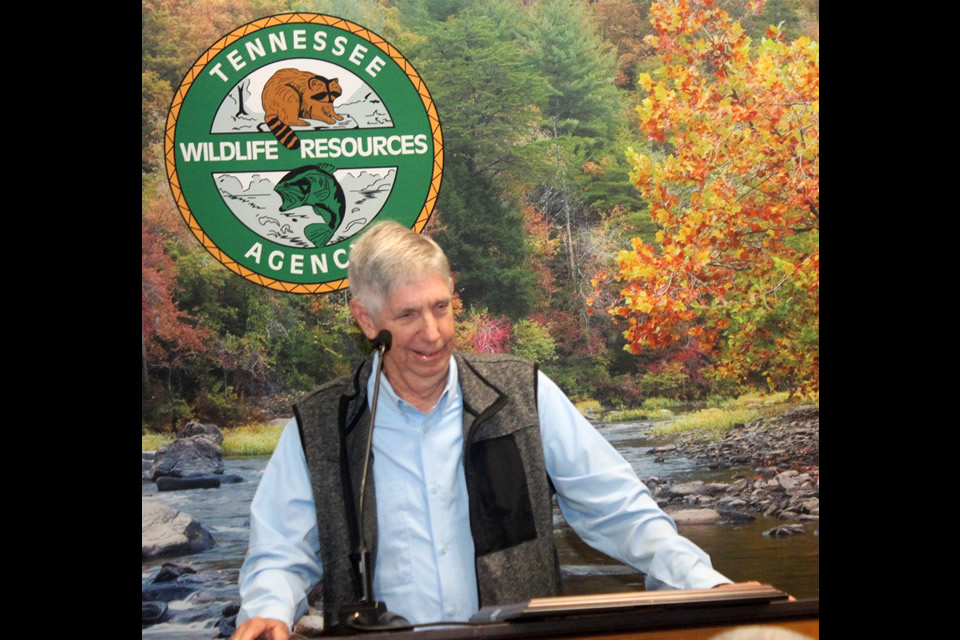 Larry Rea is Honored at this  month's TWFC Meeting